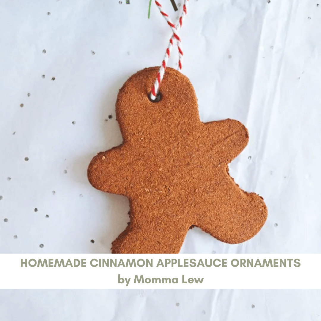 homemade cinnamon applesauce ornaments